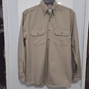 Tyndale Men's Long Sleeve FR Button Down Work Shirt Size M